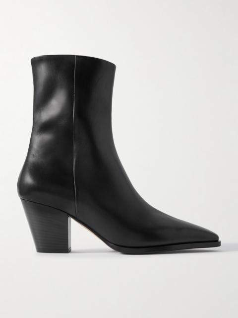 Aeyde Hedvig Leather Ankle Boots