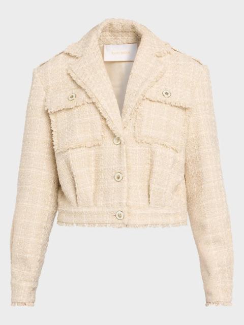 RAMY BROOK Wendy Cropped Boucle Jacket