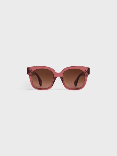 Oversized S002 sunglasses in Acetate