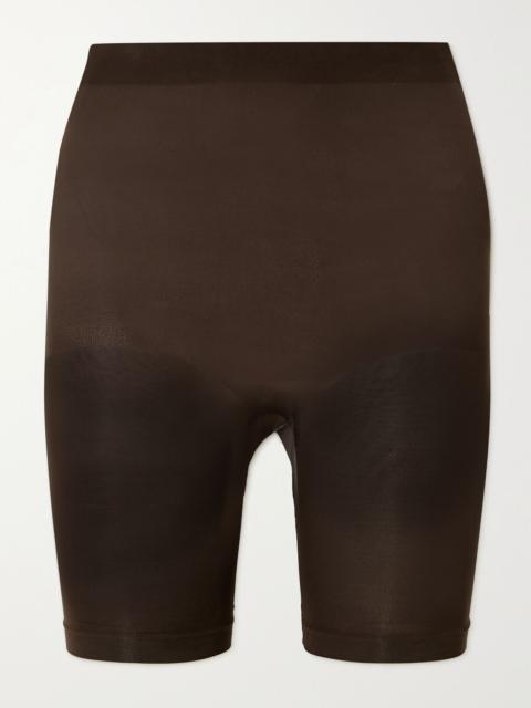 SKIMS Seamless Sculpt Mid Thigh Shorts - Cocoa Brown