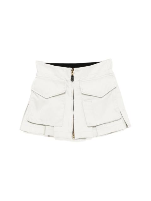 pleat detailing shorts