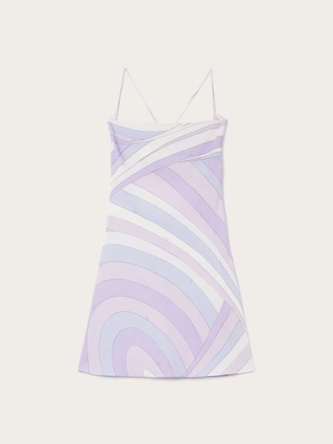 PUCCI IRIDE PRINT SHORT JERSEY DRESS