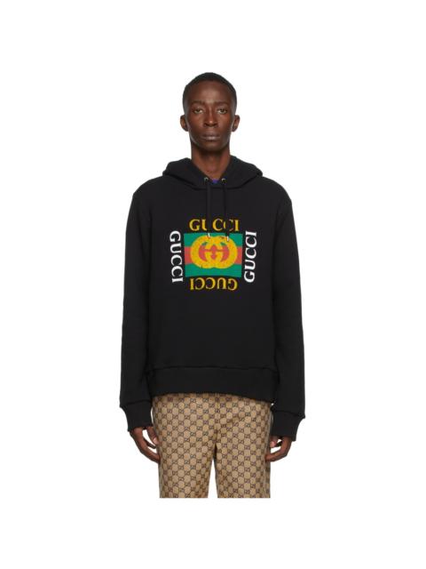 GUCCI Black Logo Hoodie