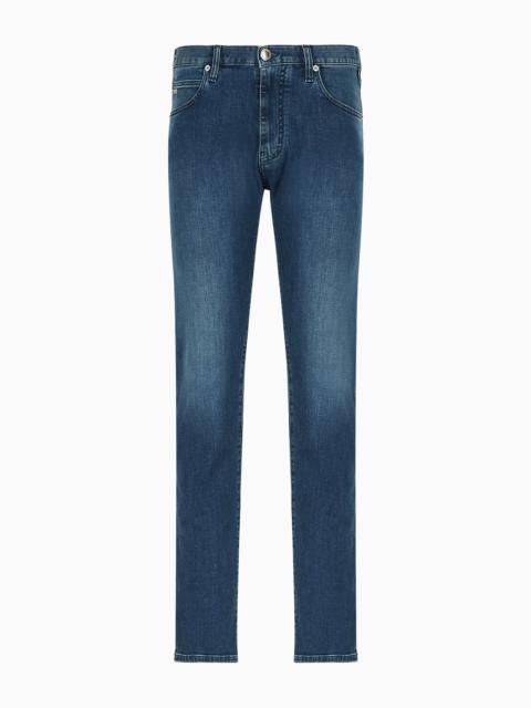 J45 Regular-fit jeans in comfort-twill denim