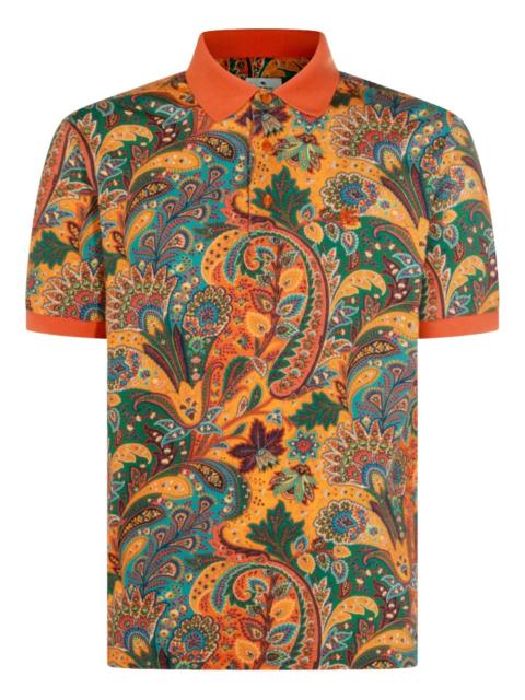 Etro paisley-print polo shirt