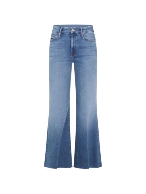 MOTHER The Roller frayed jeans