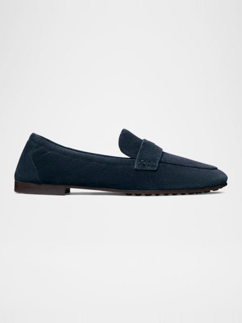 TORY BURCH Suede Ballet Loafers