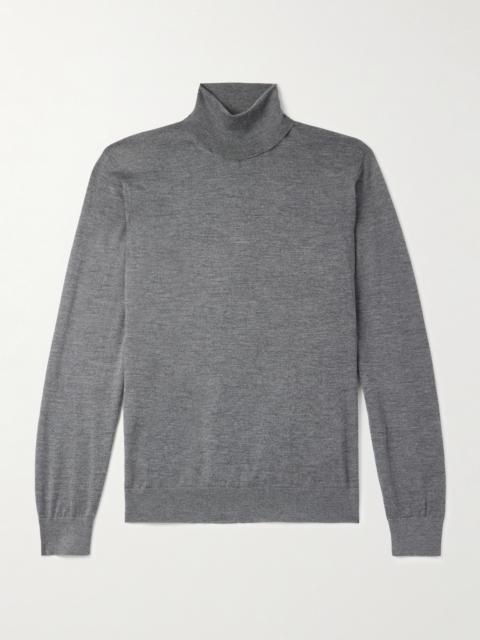 ZEGNA Cashmere and Silk-Blend Rollneck Sweater