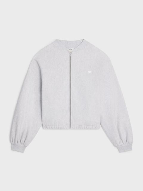 CELINE teddy jacket IN cotton fleece