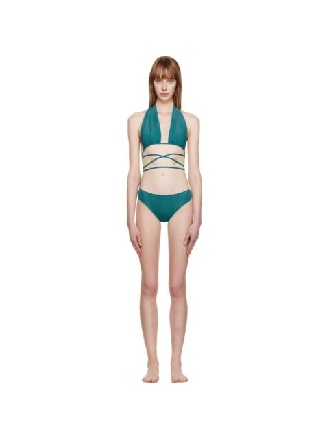 ioannes Blue Tie Bikini