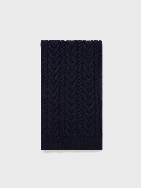 Sunspel Cashmere Cable Scarf