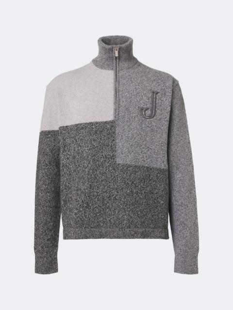 JACQUEMUS Orlando wool and cashmere half-zip sweater