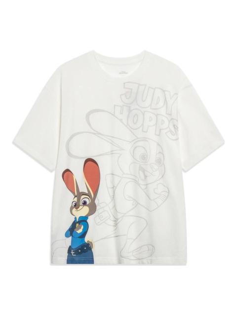 Li-Ning Li-Ning x Disney Zootopia Graphic T-shirt 'White' AHST271-4