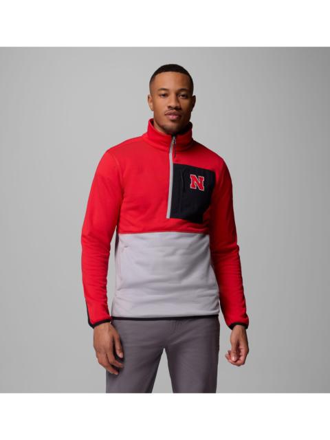 Columbia Men's Collegiate Columbia Hike Half Zip Jacket - Nebraska