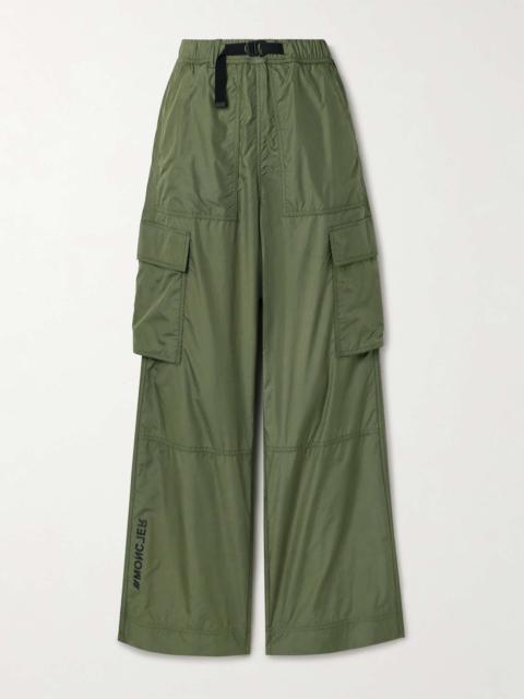 Belted ripstop cargo pants