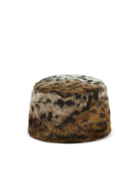 APPARIS Margot leopard-print pillbox hat