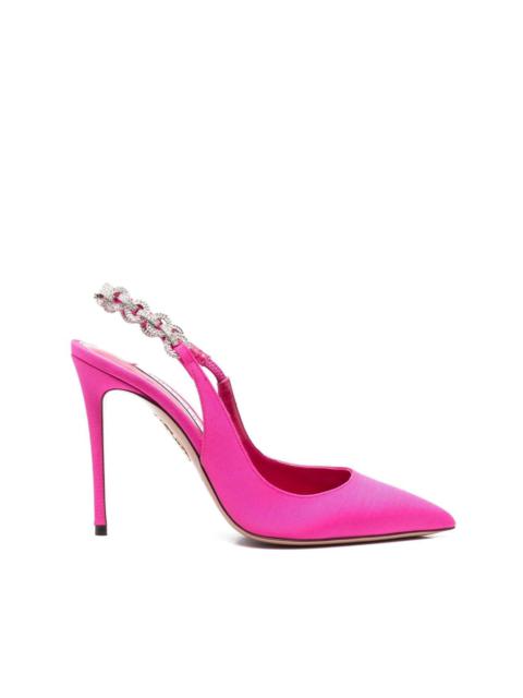 crystal-embellished 110mm pumps