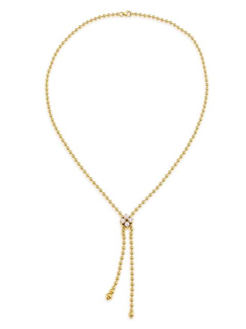 ROBERTO COIN Women's Love In Verona 18K Yellow Gold & 0.65 TCW Diamond Bolo Necklace - Yellow