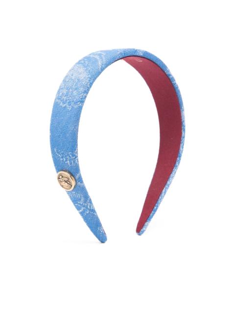 Etro print button hair accessory