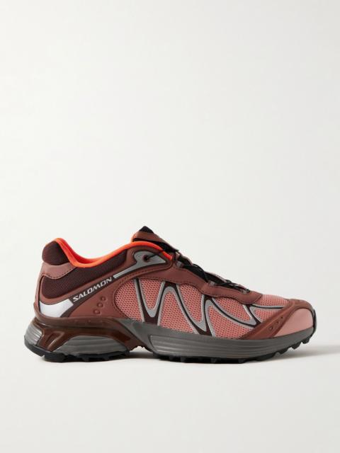 SALOMON XT-WHISPER Rubber-Trimmed Mesh Sneakers Orange
