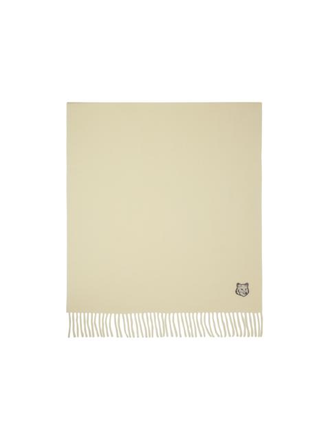 Maison Kitsuné Off-White Bold Fox Head Patch Scarf