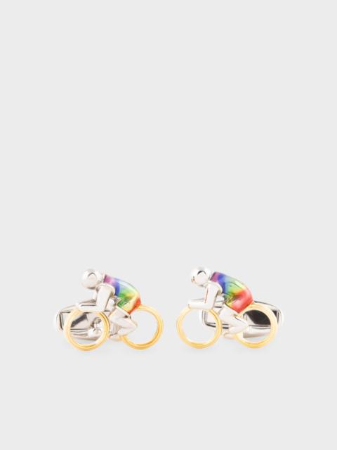 Multicolour Cyclist' Cufflinks