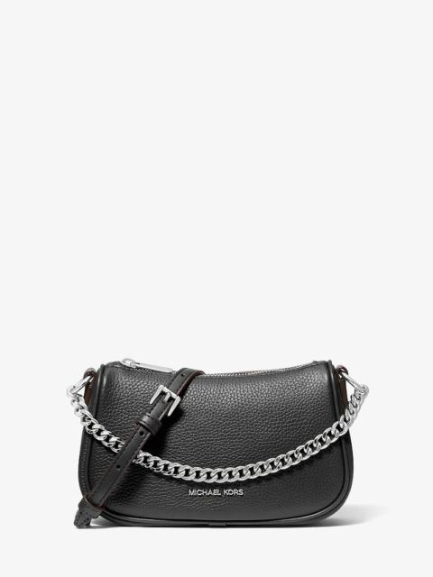MICHAEL KORS Carmela Small Pebbled Leather Crossbody Bag