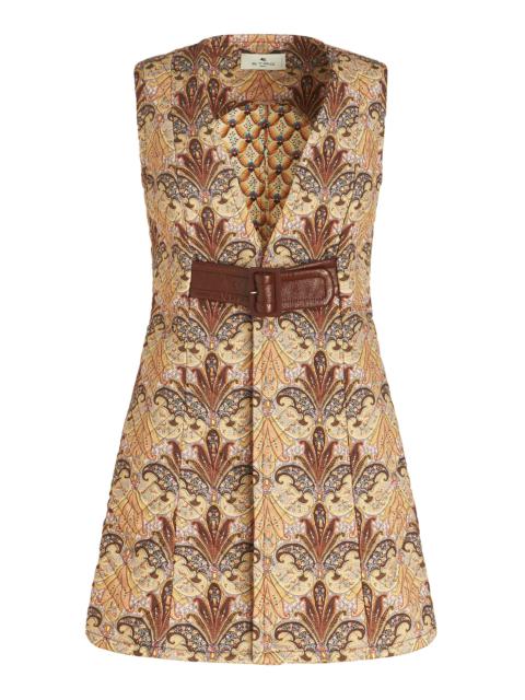 Etro Wool-Silk Vest neutral