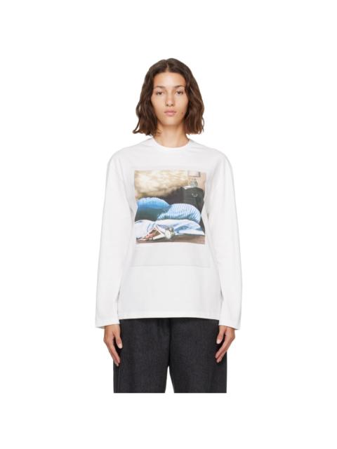 Jil Sander Off-White Photograph Long-Sleeve T-shirt