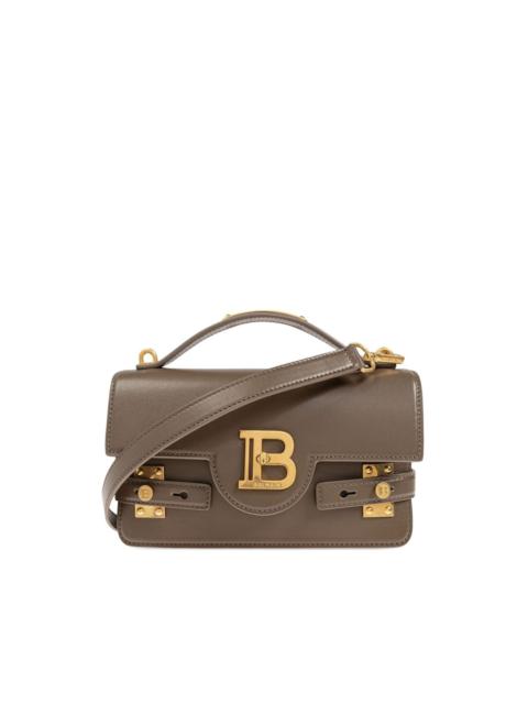 Balmain logo-plaque leather shoulder bag