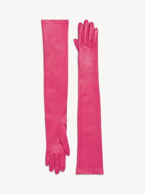 BALENCIAGA Women's Long Gloves in Rose
