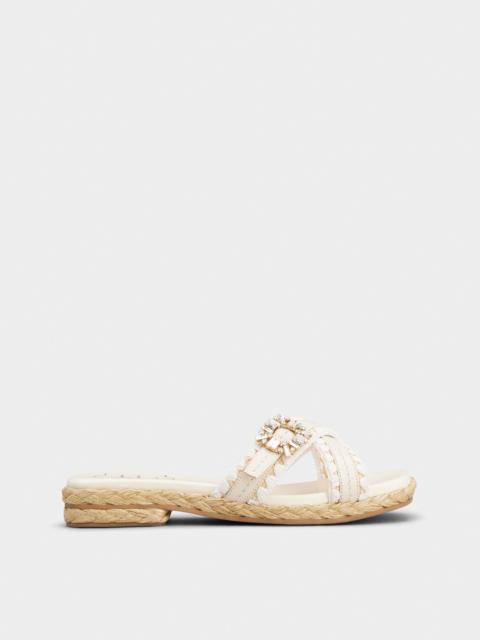 Roger Vivier Espadrille Mules in raffia