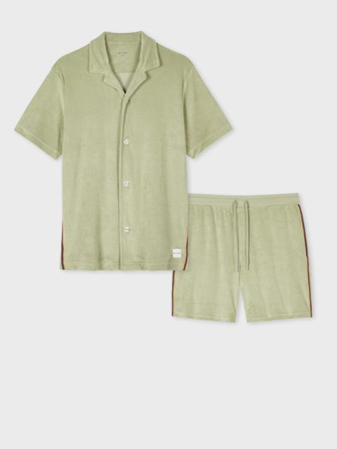 Paul Smith Sage Green Towelling Lounge Set