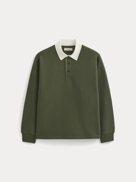 EVERLANE LUXE FLEECE RUGBY POLO