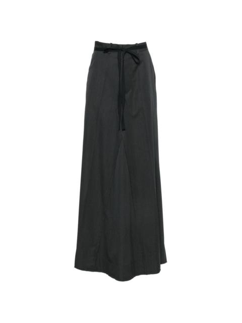 Maison Margiela layered-design maxi skirt