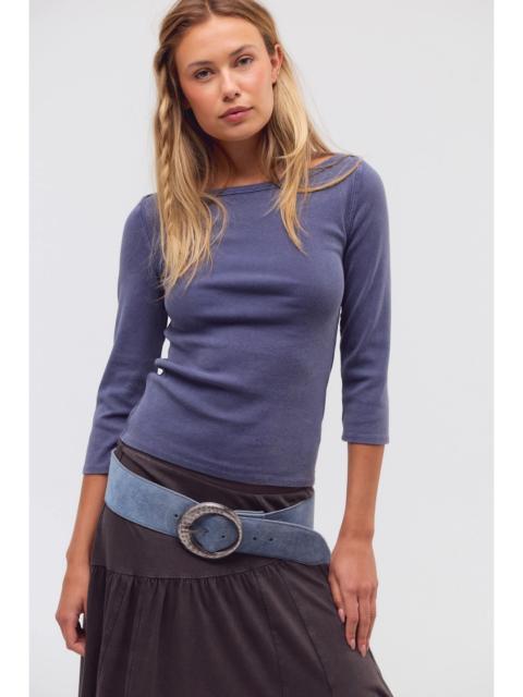 FREE PEOPLE We The Free Atlas Boat Neck Top