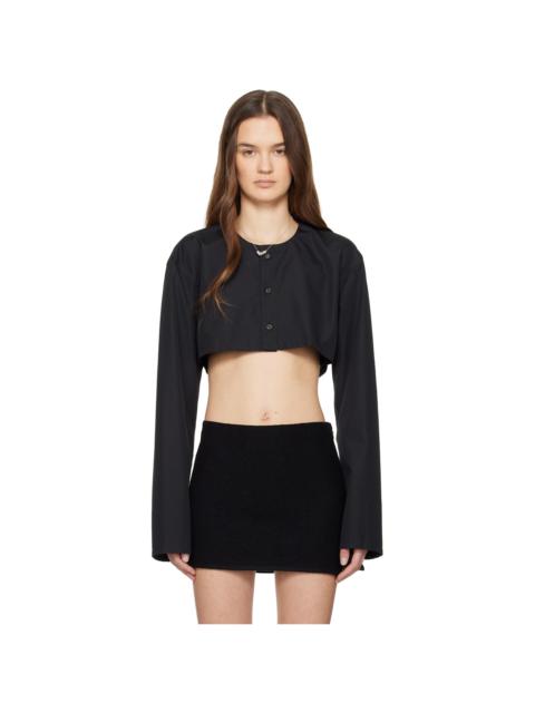 RIER Black Mini Shirt