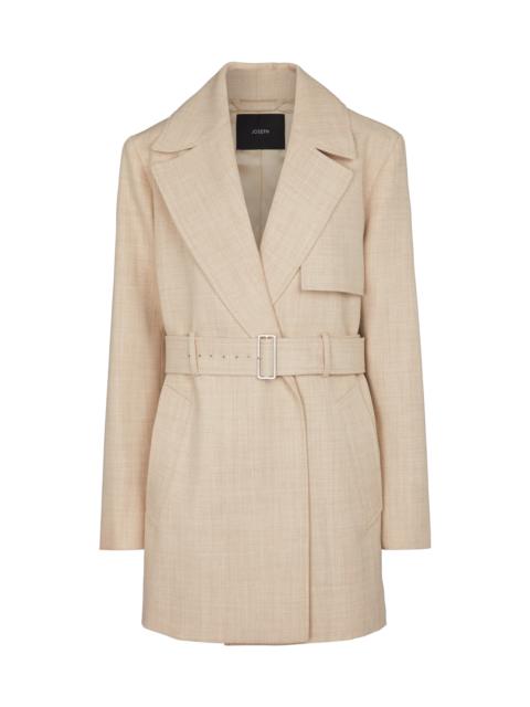 JOSEPH Chasy belted wool twill jacket