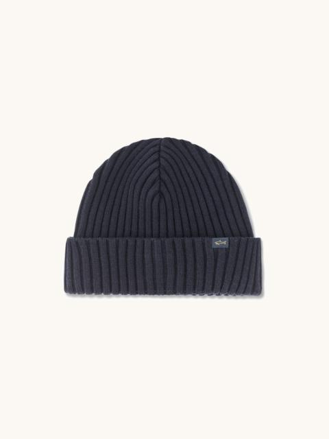 Paul & Shark SOFT COOL TOUCH WOOL BEANIE