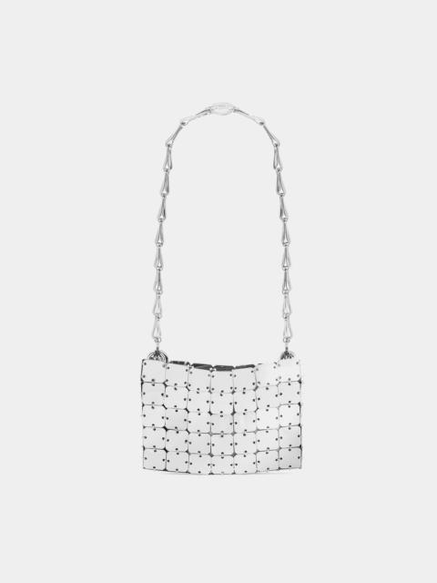 rabanne NANO SQUARE BAG SILVER