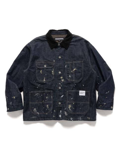 NEIGHBORHOOD Neighborhood x Pendleton Check Boa Jacket Blue
