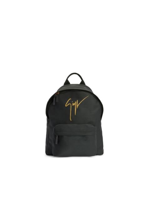 logo-print detail backpack