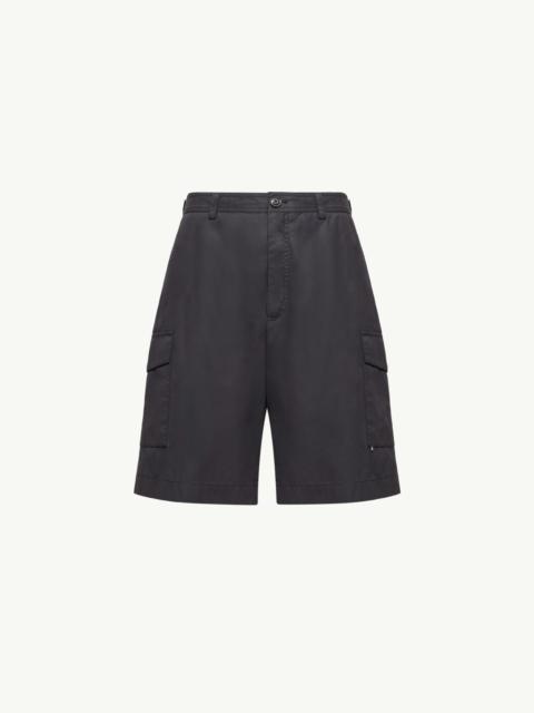 Moncler Gabardine Cargo Shorts