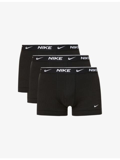 Nike Pack of three Everyday stretch-cotton jersey trunks