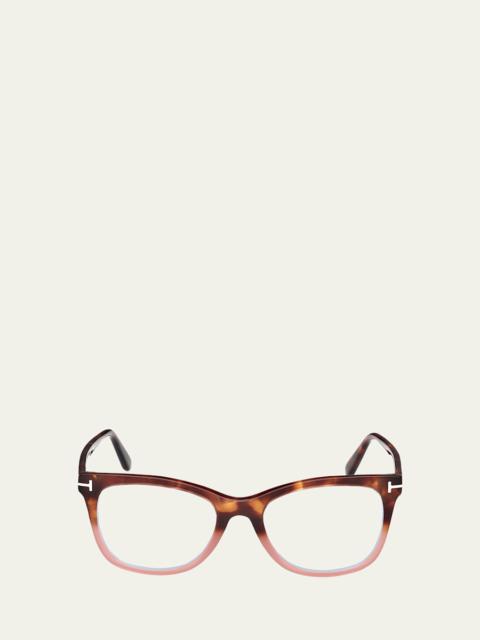 TOM FORD Blue Light Blocking Acetate Square Glasses