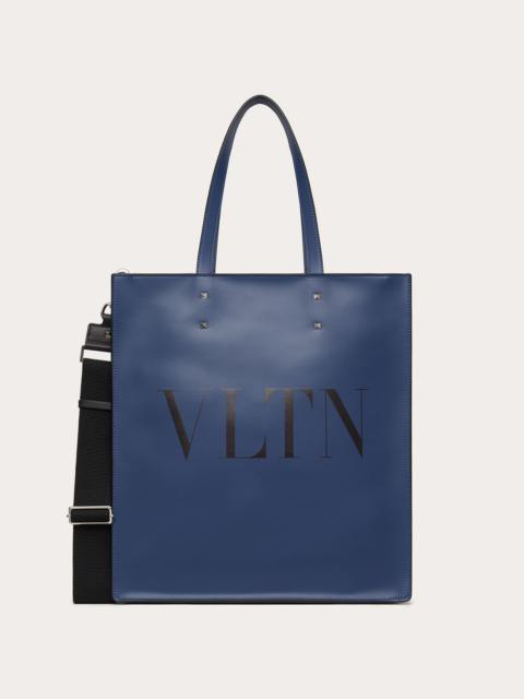 Valentino VLTN Leather Tote Bag
