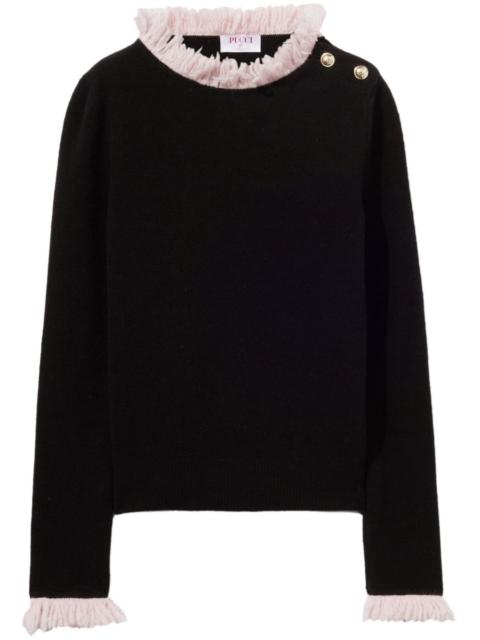 PUCCI fringed jumper