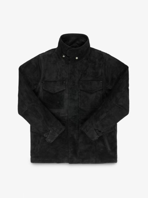 Iron Heart IHJ-156-BLK HORSEHIDE SUEDE M65 JACKET - BLACK