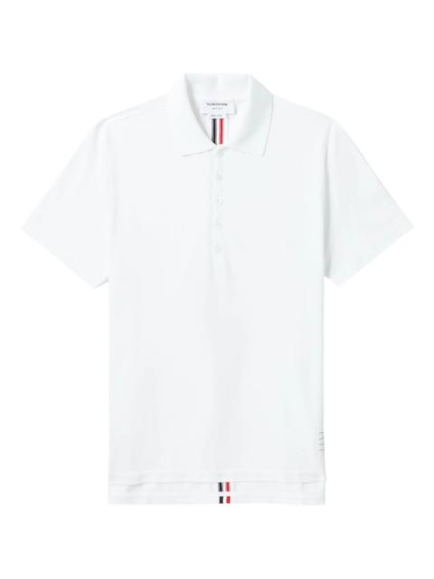 Thom Browne striped short-sleeve polo shirt