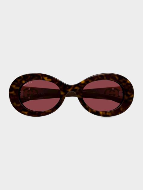 GUCCI Montecarlo 51MM Oval Sunglasses